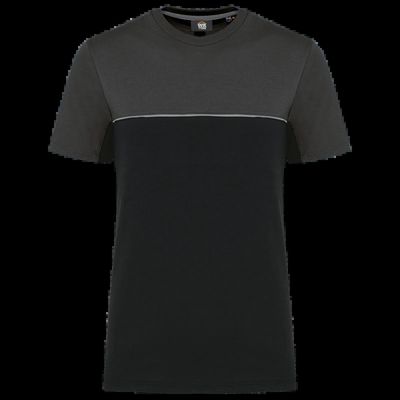Camiseta bicolor eco Black / Dark Grey S