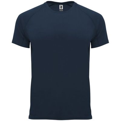 Camiseta técnica manga corta cuello redondo Marino M
