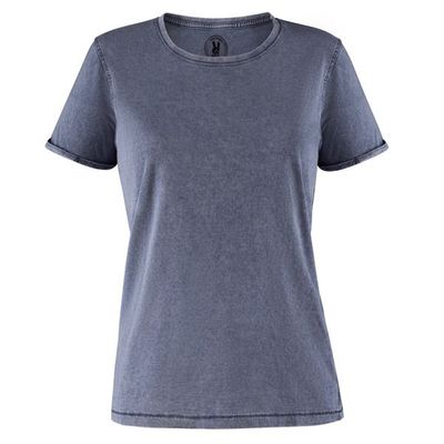 Camiseta Mujer Efecto Jeans Azul Denim M