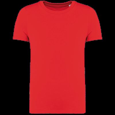 Camiseta algodón orgánico infantil Poppy Red 4/6 Ans