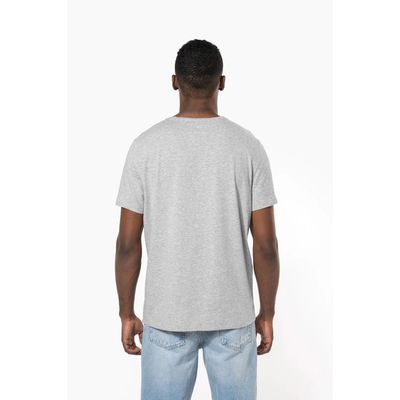 Camiseta cuello de pico Color jaspeado