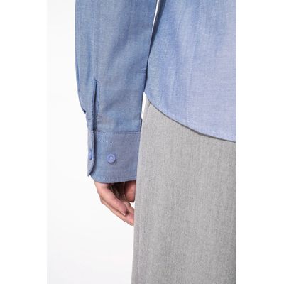 Camisa entallada mujer tejido de cuidado fácil