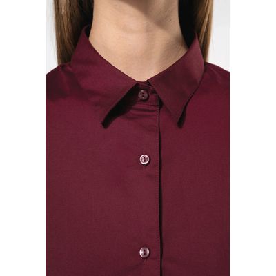 Camisa cómoda manga corta mujer