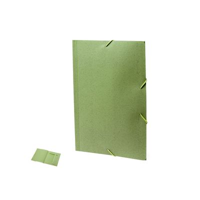 Carpeta para folios de caña de trigo