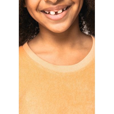 Camiseta infantil vegan Tejido de rizo
