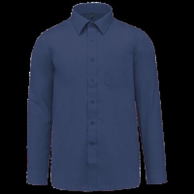 Camisa de polialgodón hombre Deep Blue L