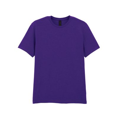 Camiseta hombre algodón preencogido Purple M