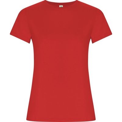 Camiseta entallada de manga corta Rojo S