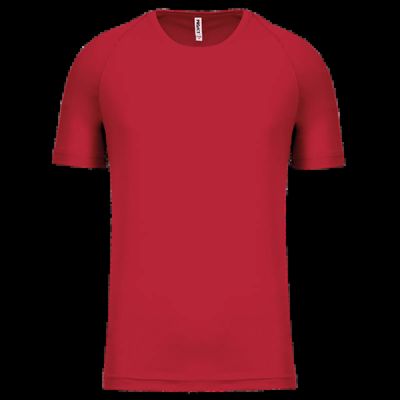 Camiseta de deporte hombre poliéster Red 3Xl
