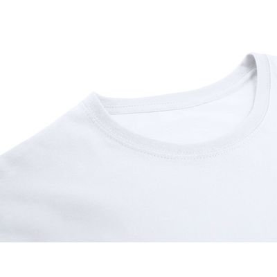 Camiseta blanca de algodón