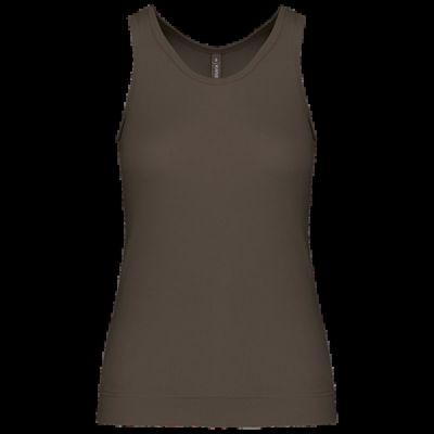 Camiseta de tirantes mujer Khaki Xl