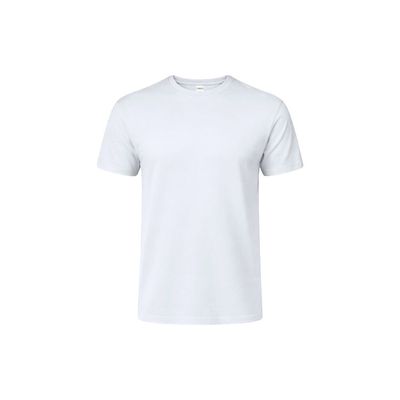 Camiseta Blanca Algodón Sin Costuras Laterales Bla M