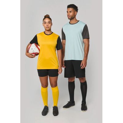Camiseta bicolor adulto poliéster