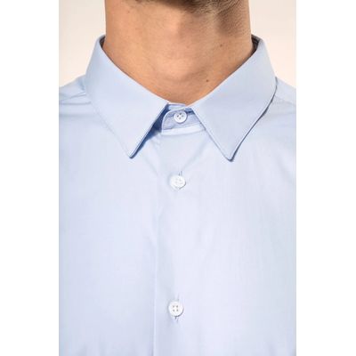 Camisa popelina algodón hombre
