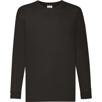 Camiseta manga larga infantil Black 12/13 Ans