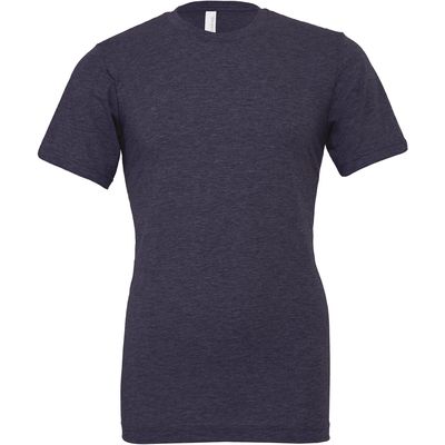 Camiseta hombre algodón poliéster Heather Midnight Navy M