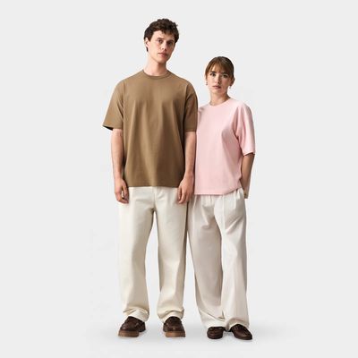 Camiseta de algodón para hombre oversize