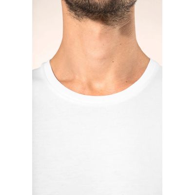 Camiseta algodón cuello redondo hombre