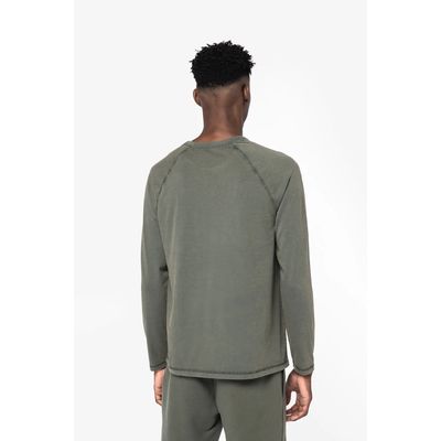 Camiseta hombre manga larga raglán