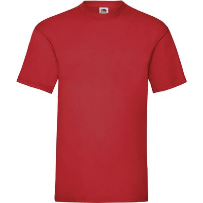 Camiseta hombre algodón cuello redondo Red 3Xl