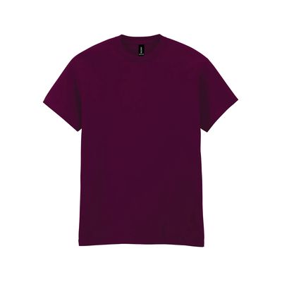 Camiseta algodón hombre Maroon L