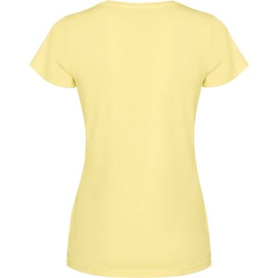 Camiseta mujer algodón efecto desgastado