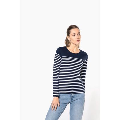 Camiseta a rayas de manga larga