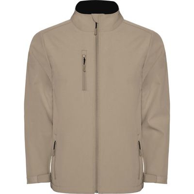 Cazadora Softshell con cremallera invertida Arena Oscuro 2Xl