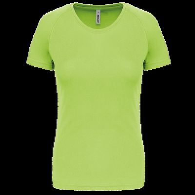 Camiseta de deporte mujer poliéster Lime M