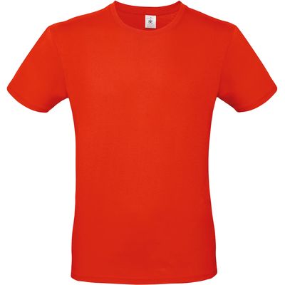 Camiseta hombre 100% algodón preencogido Fire Red Xxl