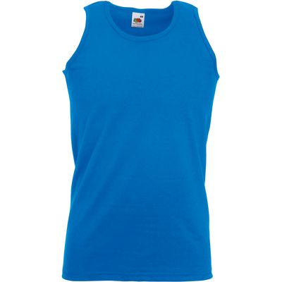 Camiseta sin mangas hombre algodón Royal Blue 3Xl
