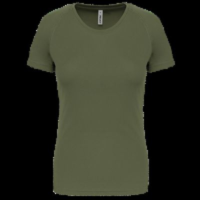 Camiseta de deporte mujer poliéster Olive Xxl