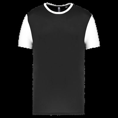 Camiseta bicolor infantil Black / White 4/6 Ans