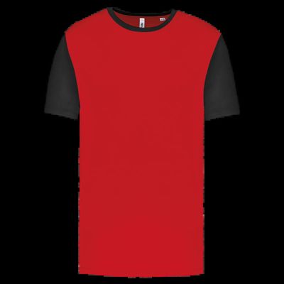 Camiseta bicolor infantil Sporty Red / Black 6/8 Ans