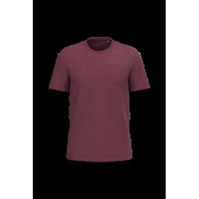 Camiseta unisex cuello redondo Wine Heather Xxs