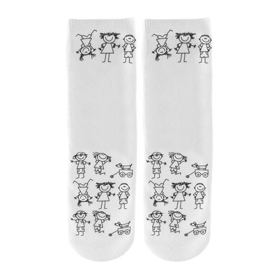 Calcetines para Colorear con 3 Rotuladores