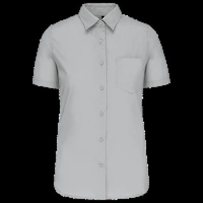 Camisa easy care manga corta mujer Snow Grey M