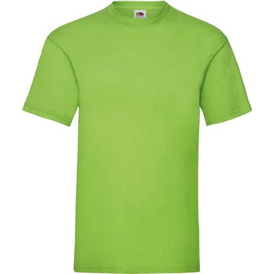 Camiseta hombre algodón cuello redondo Lime L