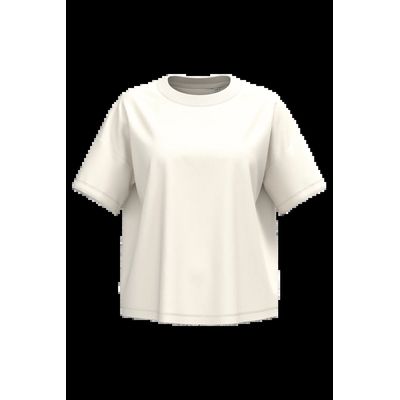 Camiseta algodón orgánico oversize mujer Ivory S/M