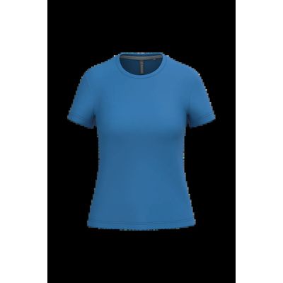Camiseta manga corta mujer algodón Light Royal Blue Xxl