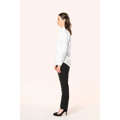 Camisa sarga manga larga chica