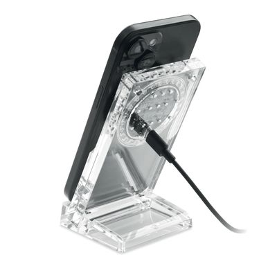 Cargador inalámbrico con soporte para teléfono