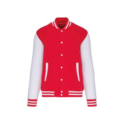 Cazadora béisbol unisex Red / White S