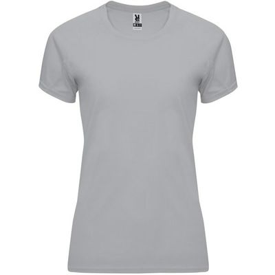 Camiseta Mujer Control Dry Entallada Gris S