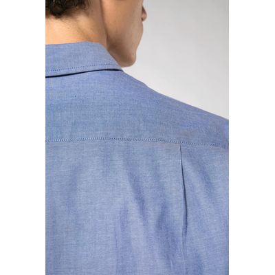 Camisa oxford hombre algodón poliéster