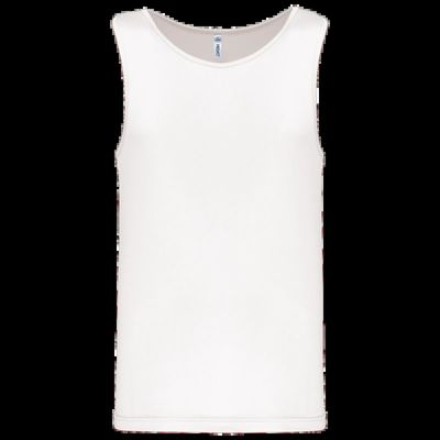 Camiseta de deporte hombre White Xxl