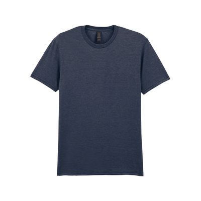 Camiseta hombre algodón preencogido Heather Navy 3Xl