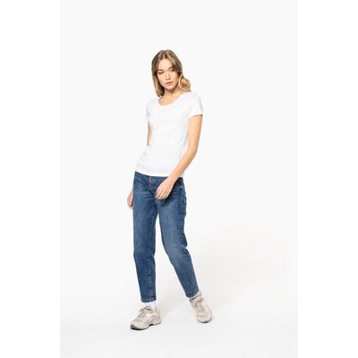 Camiseta orgánica cuello sin costuras