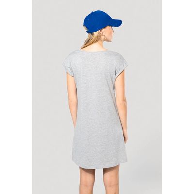 Camiseta vestido mujer algodón