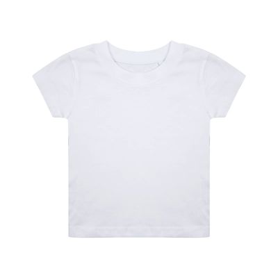 Camiseta para bebé de algodón orgánico White 18/24M